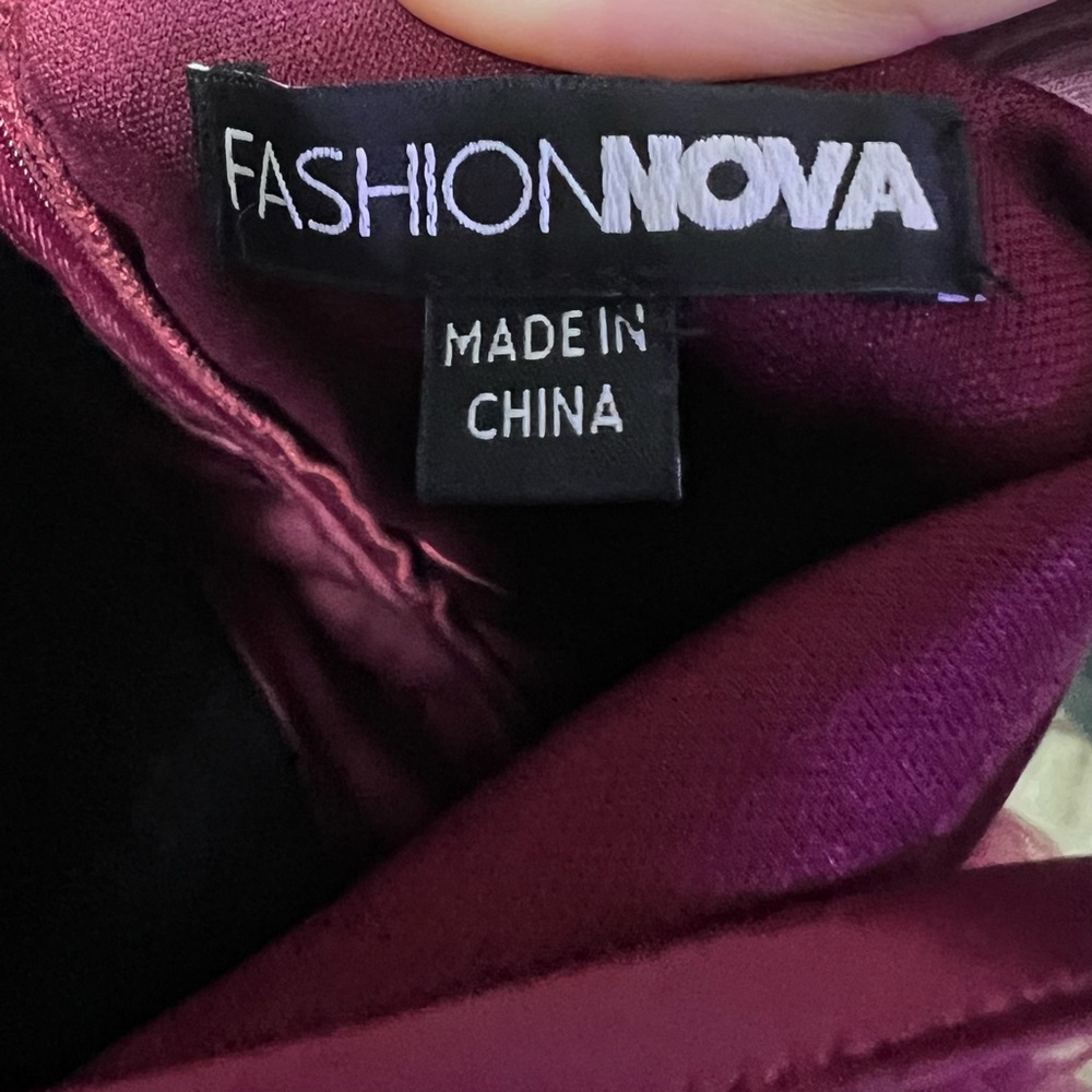 Fashion Nova Burgundy Maxi Dress - Picture 6 of 6